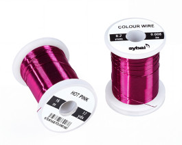 Colour Wire, 0.2 mm, Hot Pink